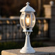 Period Pillar Mount Light White Finish B22 Made In Italy Period Pillar Mount Light White Finish B22 Made In Italy